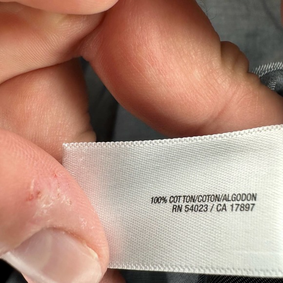 Mens Size XXL Classic Button Up Non-Iron Slim Fit Long Sleeve Collar Work Shirt - Picture 5 of 10